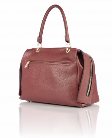 Сумка Женская 16802.Napl.Cal/BORDO.CREM